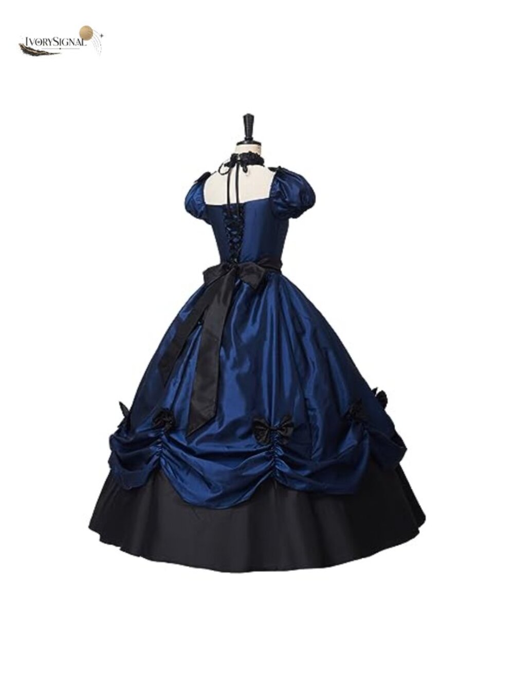 Gothic Victorian Rococo Ball Gown Masquerade Prom Dress - Picture 4 of 5